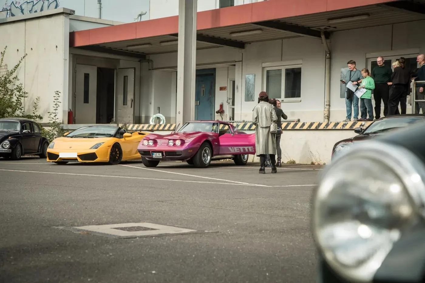 viceclub x 3ca — lamborghini and pink corvette