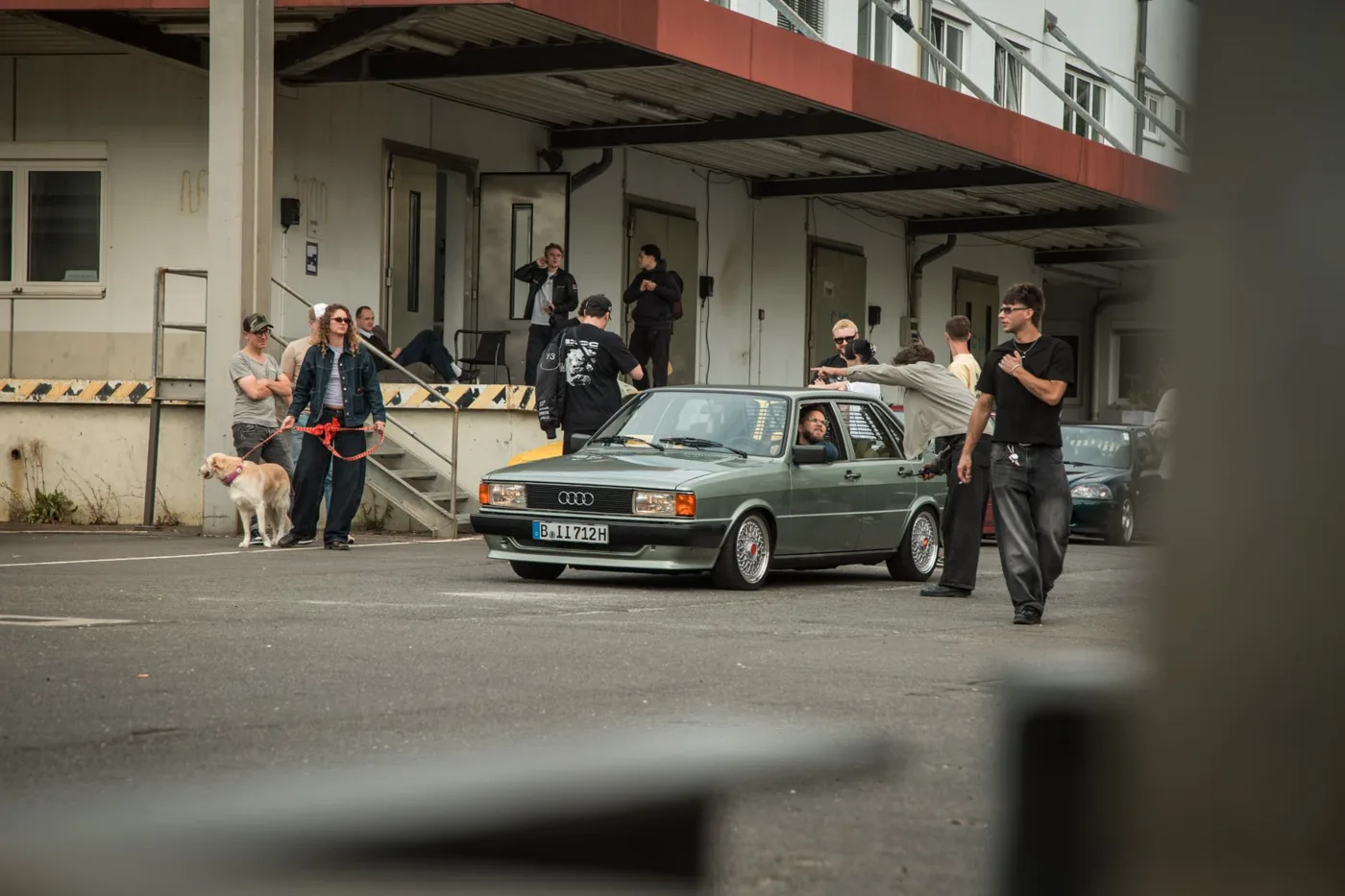 viceclub x 3ca — green audi 80 rolling in